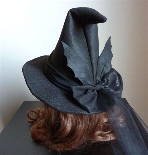 Handmade witch hat on etsy